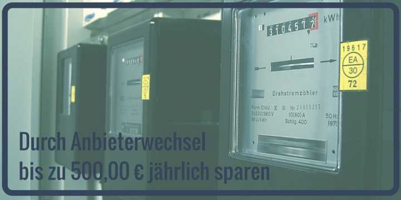 Sparen durch Stromwechsel und Gaswechsel